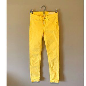 Rag & Bone Yellow Capri Jeans Size 25